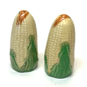 Vintage Ear of Corn Salt and Pepper Shakers 3 Inches Tall Japan - Picture 1 of 6