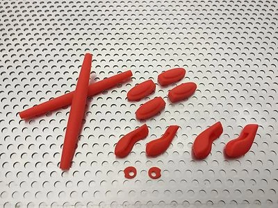 LINEGEAR Nosepad Gasket Earsocks Temple Shocks Rubber Set for Oakley Juliet [JU-CRS-CO]