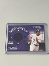 2001 Donruss Studio Todd Helton Diamond Collection Relic 