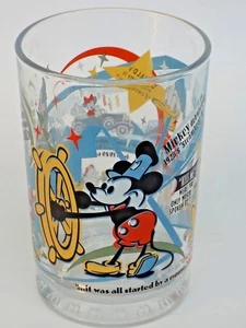 Walt Disney World McDonalds 100 Years of Magic Collectable Glass Tumbler 16oz - Picture 1 of 4