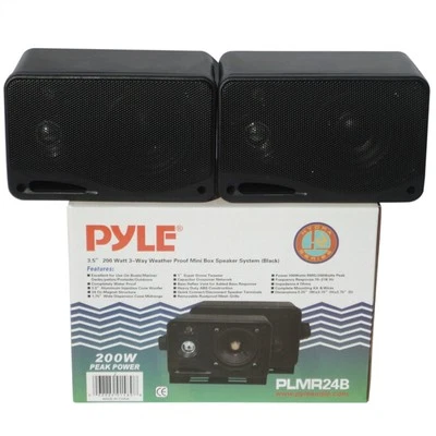 CASSE DA ESTERNO NERE A MURO PYLE 15,00 CM PLMR24B PIZZERIA LOCALI COMMERCIALI - Immagine 1 di 4