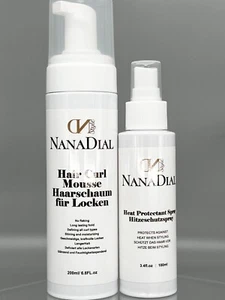 NanaDial Haarschaum für Locken + Hitzeschutzspray - Bild 1 von 5