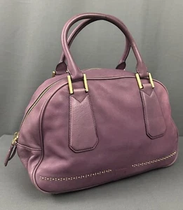 BOLSO DE MANO PAUL SMITH / BOLSO DE CUERO MORADO con DOBLES ASAS - Imagen 1 de 19