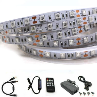 IR Infrared 850nm 940nm LED Strip Light Flexible remote dimmer power adapter set - Image 1 of 4