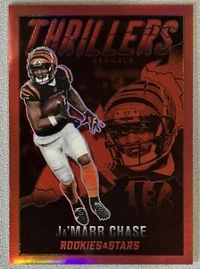 Panini Rookies & Stars Ja'Marr Chase Thrillers 2022 rojo/99 #TH-16 - Imagen 1 de 2