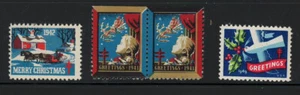Estampillas locales de Cenicienta MNH muy finas de Estados Unidos 1942/49 etiqueta sello de Navidad saludos - Imagen 1 de 1