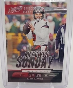 Baker Mayfield 2024 Prestige Football Any Given Sunday Tampa Bay Buccaneers - Picture 1 of 2
