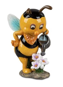 Dekofigur Biene mit Gießkanne und Blume H. 15cm Formano Wabenhausen F25 - Bild 1 von 2