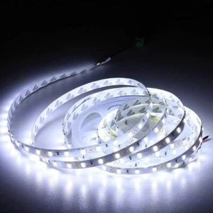 5630 Cool White 16ft SMD 300 LED Flexible Light Strip Non-Waterproof 6000K - Picture 1 of 6
