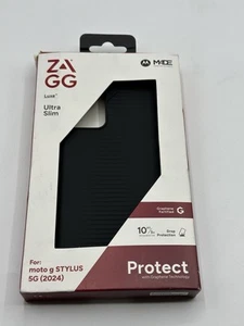 ZAGG Gear4 Luxe Ultra Slim Hülle für Motorola moto g Stylus 5G (2024) Schwarz - NEU - Bild 1 von 4