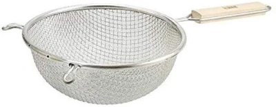 Winco Strainer, 8-Inch Diameter, Medium Double Mesh - Image 1 of 2