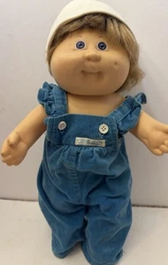 Muñeca Cabbage Patch Grunge Bebé Ojos Azules Firmado Azul CP Mono Marcador Dedos - Imagen 1 de 17