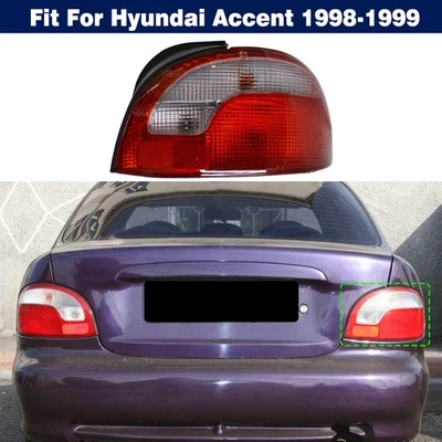 Luz trasera del lado derecho del pasajero para Hyundai Accent 1998-1999 Foto 1 de 4