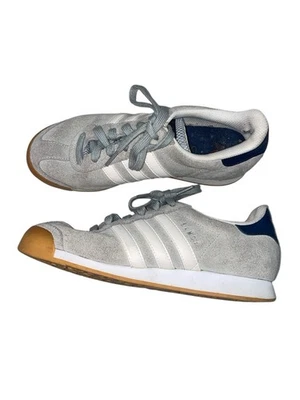 Adidas Samoa Suede Grey and White Sneaker Womens 6 - Image 1 of 4