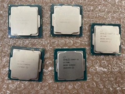 LOT OF 5 Intel Core i3-7100 3.90GHz 3MB Dual-Core LGA 1151 Processor CPU SR35C - Image 1 of 4