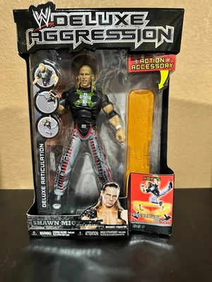WWE Shawn Michaels Jakks Deluxe Aggression Series 10 Action Figure W/ Accessory - Image 1 of 3