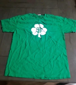 Alstyle SF Giants Green Clover T-shirt.. Size L - Picture 1 of 4