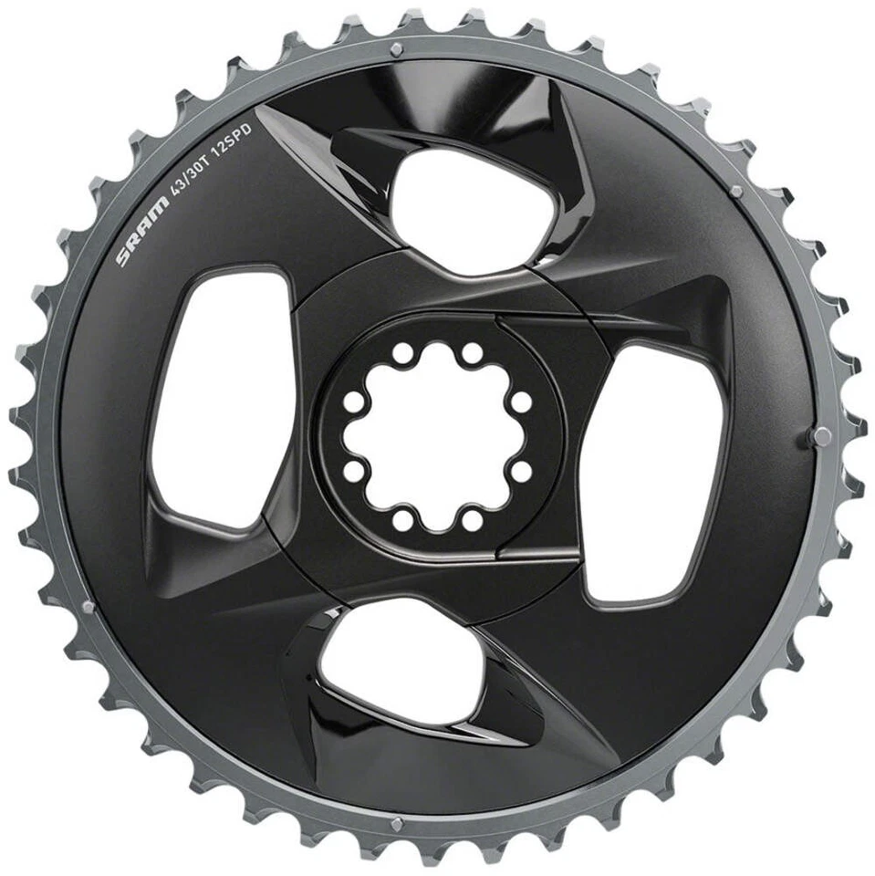 SRAM Force Wide Spider w/ Chainring Set - 94 BCD - 43/30t - Black - Image 1 of 1