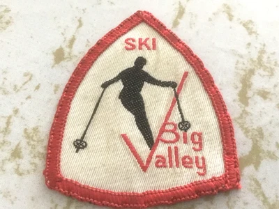 "SKI Big Valley" vintage Patch 1969-70 Hamburg, PA. ski season purchase - Image 1 of 3