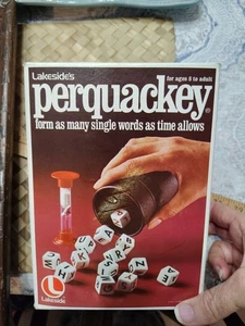 1975 Perquackey Alphabet Dice Word Game By Lakeside, Complete EUC - Picture 1 of 9