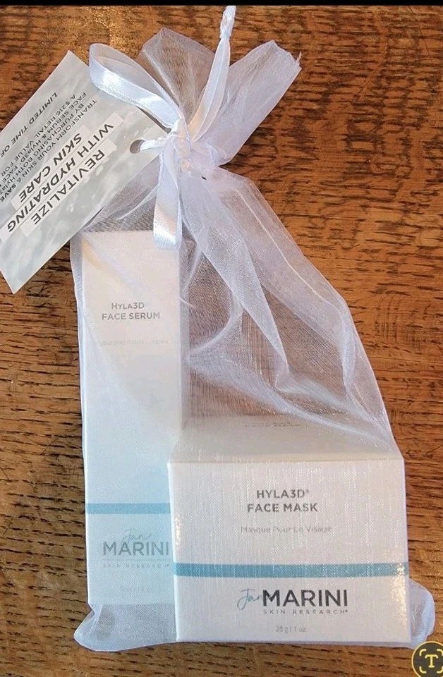 NUEVO SET REGALO 2 PIEZAS SUERO FACIAL JAN MARINI HYLA3D 30 ML + MASCARILLA HYLA3D 28 G Foto 1 de 4
