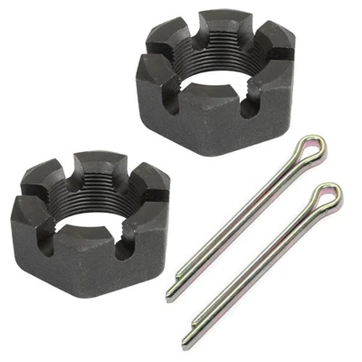 Tuercas de eje trasero VW Bus con pasadores 46 mm (AIRTEC). Transportador tipo 2 1964-79, par Foto 1 de 3