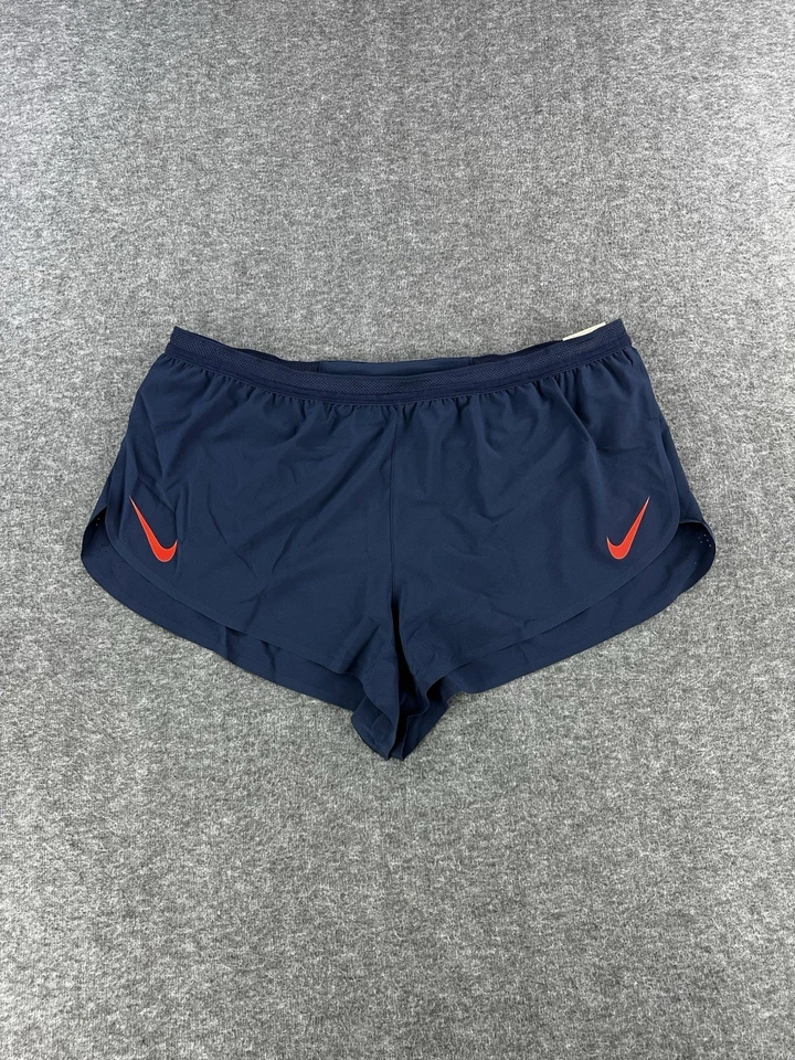Nike AeroSwift 2” ADV Brief-Lined Racing Shorts Navy FN3349-451 Men’s Large