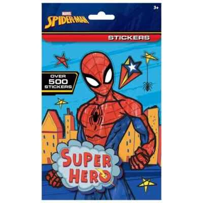 Spiderman 500 Stickers - Reusable Kids Childrens Art Crafts Marvel Laptop School - Image 1 of 4
