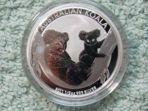 Koala de plata australiano 2011 1/2 oz BU (de rollo) - Imagen 1 de 2