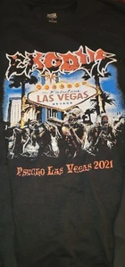 Camisa Psycho Las Vegas 2021 666 EXODUS OBEY MANGA LARGA NUEVA TALLA GRANDE Metallica - Imagen 1 de 9