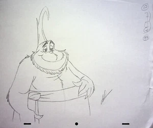 Green Eggs & Ham Production Art LEN SIMON Hand Drawn Layout Pencil Dr. Seuss #NN - Picture 1 of 2