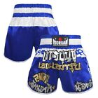 Elite Muay Thai Kick Boxing Blue Shorts - Morgan Sports **FREE DELIVERY**