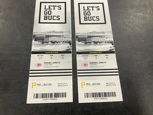 Talón de boleto Piratas 2018 15/06/18-17/18 vs rojos - Imagen 1 de 3