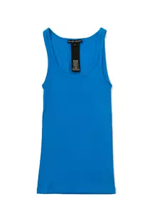 Ralph Laurent Black Label Blue Tank T-Shirt Size S - Picture 1 of 6