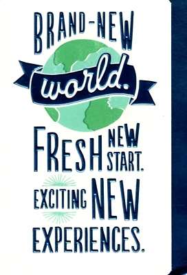 Congratulations Graduate Graduation Fresh New World Hallmark Greeting Card - Image 1 of 3