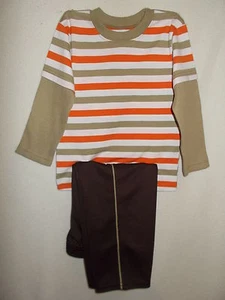 Juego de Pantalones y Camisa de Dos Piezas Garanimals Niños Informal Marrón Poliéster Talla 3T Nuevo con Etiquetas - Imagen 1 de 3