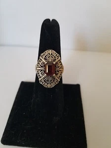 KBN KABANA GARNET STERLING RING * SIZE 7* - Picture 1 of 12