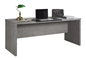 Scrivania ufficio moderna color cemento SR0735 L180h74p69 - Foto 1 di 1