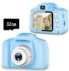 Seckton Upgrade Kids Selfie Camera with 32GB SD Card - Blue. perfect gift