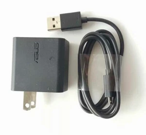 5V-2A US Wall Charger Adapter + Micro USB Cable For ASUS ZenFone 2 5 6 Tablets - Picture 1 of 4