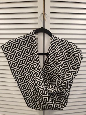 Bufanda pesada de punto infinito para mujer marca WB calentador de cuello patrón Chevron Foto 1 de 3