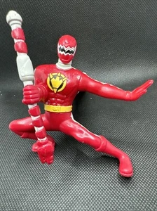 2003 McDonald’s Happy Meal Power Rangers Dino Thunder Red w/ Bo Staff- READ - Picture 1 of 3