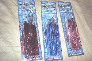 3 Deep Sea Fishing Lure 6" Jet Candy Rigged Lure Tuna Sailfish Wahoo Kingfish - Picture 1 of 5