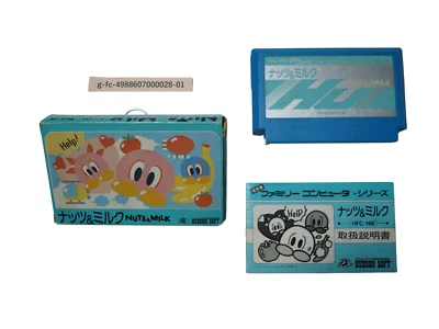 Nits & Milk 1984 Box Manual Nintendo Famicom NSE Japan Vintage Game - Image 1 of 2