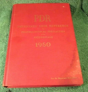 1950 PDR Physicians Desk Reference Pharmaceutical Hardback Rare - Picture 1 of 9