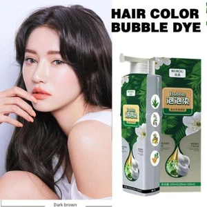 Pure Plant Extract For Grey Hair Color Bubble Dye Bubble Hair Dye R7A1 - Picture 1 of 22