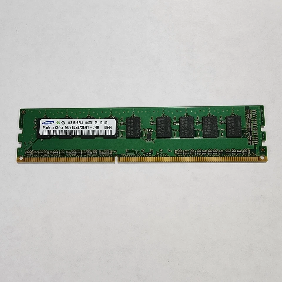 Samsung M391B2873EH1-CH9 1GB 1Rx8 PC3-10600E 1333MHZ ECC Server Memory - Image 1 of 1