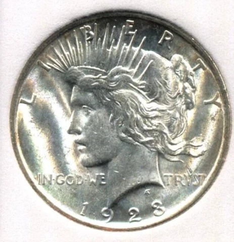1923 Peace Silver Dollar, Brilliant Uncirculated Cover