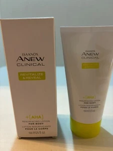 Avon Isa Knox Anew Clinical Revitalize + Reveal AHA Resurfacing Lotion For Body - Picture 1 of 2
