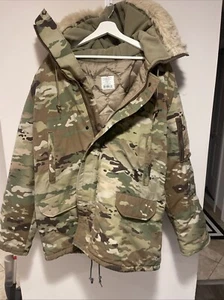 Dakota Outerwear Fur-Lined Hood OCP Parka Multicam Large MADE IN USA 4308SCO - Picture 1 of 13